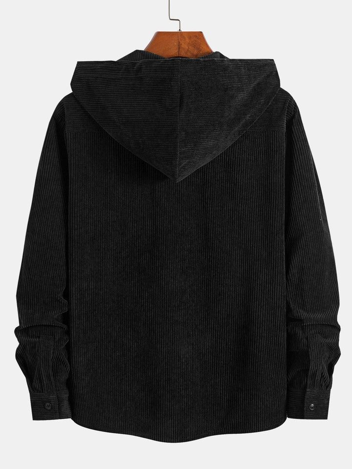 Katoenen Hooded Overshirt