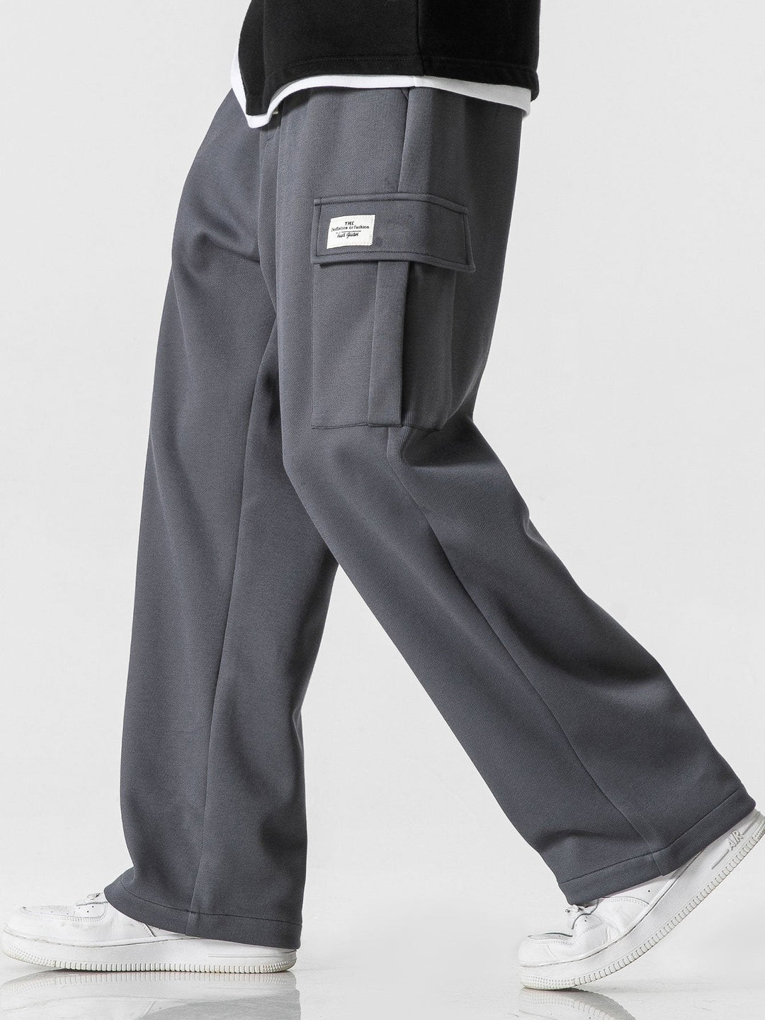 Relax Fit Straight Leg Jersey Cargo Broek