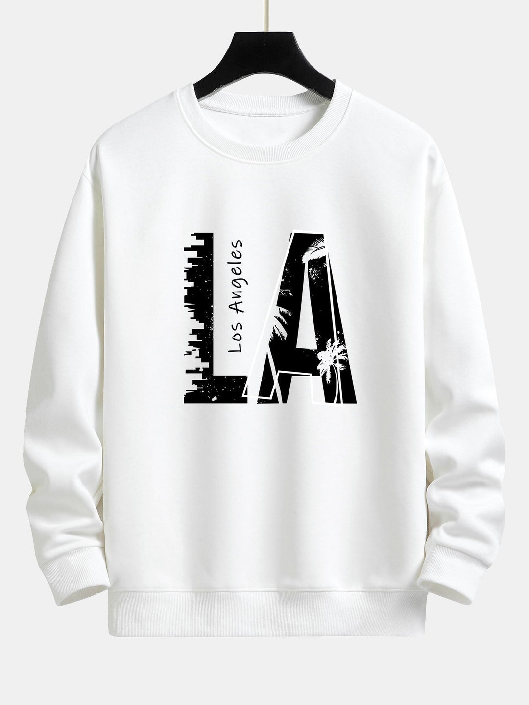 Los Angeles Print Relax Fit Sweatshirt