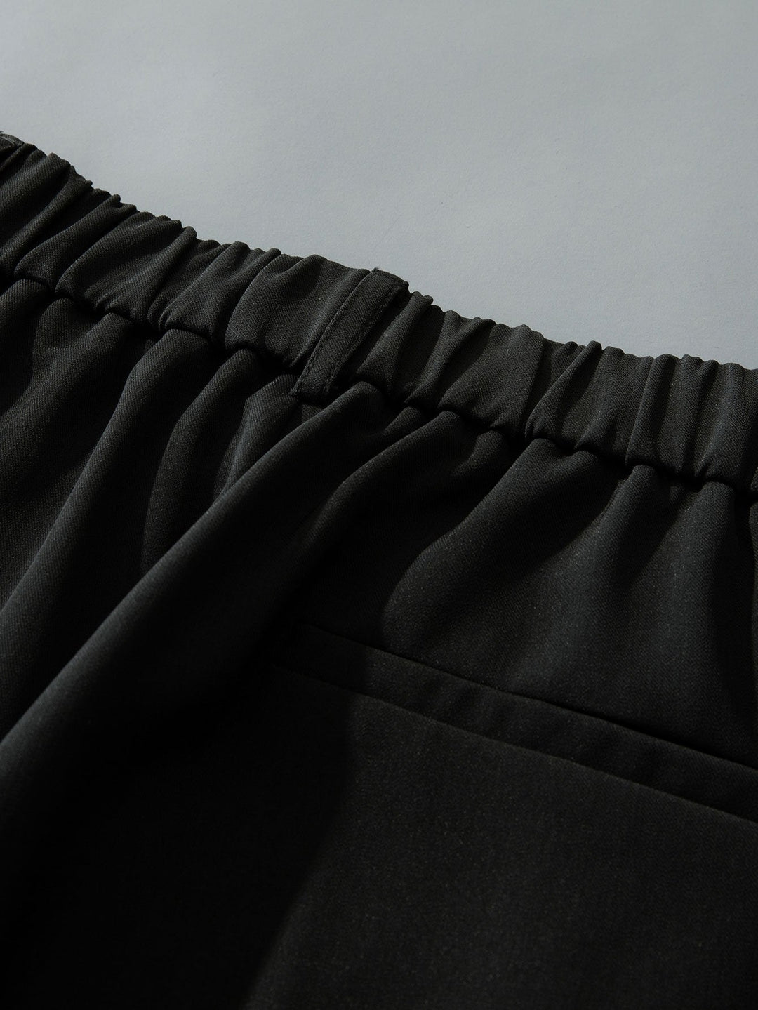 Relax Fit Elastische Taille Rechte Pijpen Broek