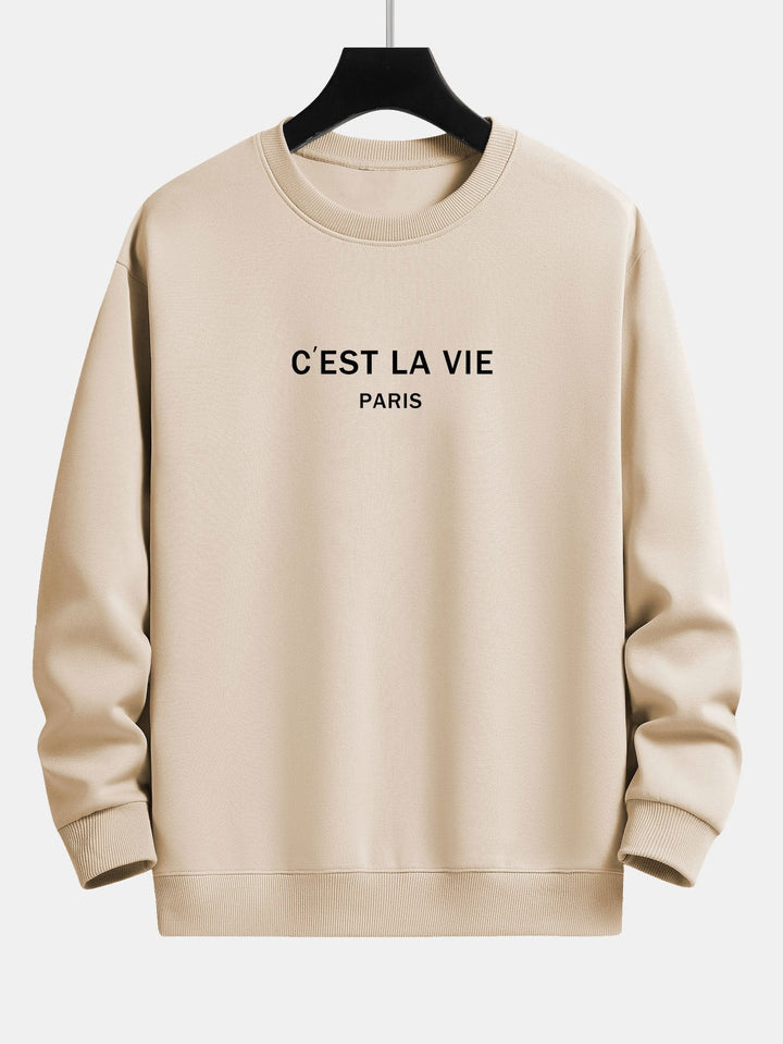 Paris Print Relax Fit Sweatshirt
