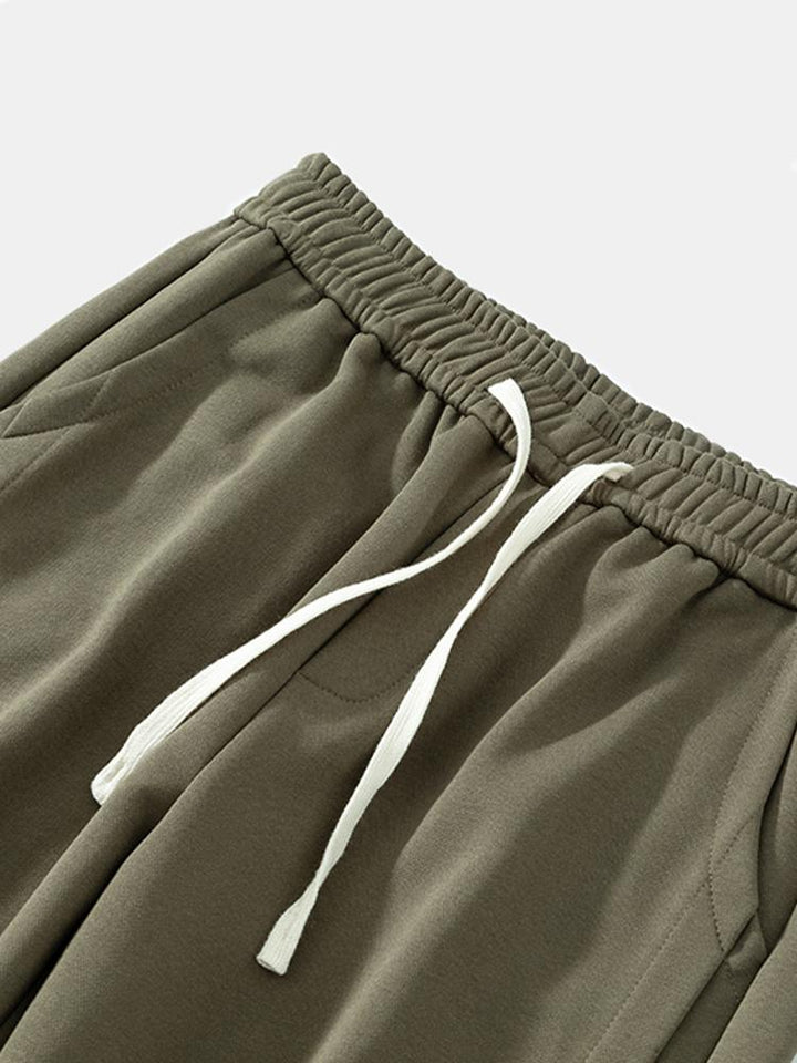 Cotton Jogging Pants with Drawstrings