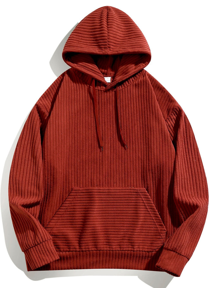 Relax Fit Corduroy Hoodie