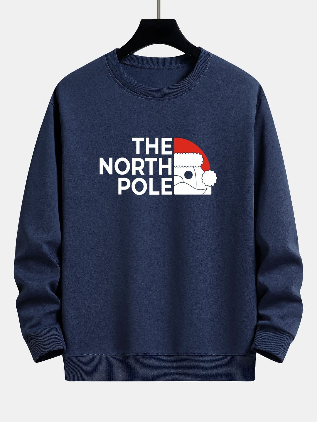 Santa Claus Slogan Print Relax Fit Sweatshirt