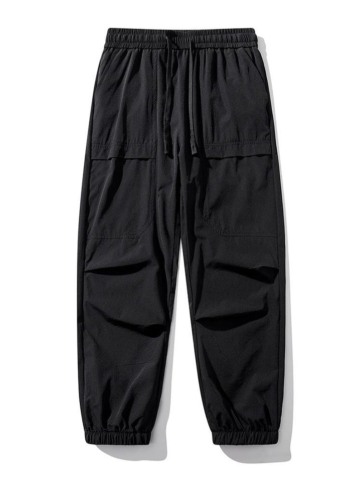 Elastische Taille Parachute Cargo Broek