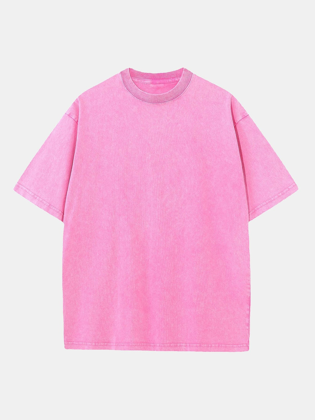 Gewassen Versleten Drop Shoulder T-Shirt