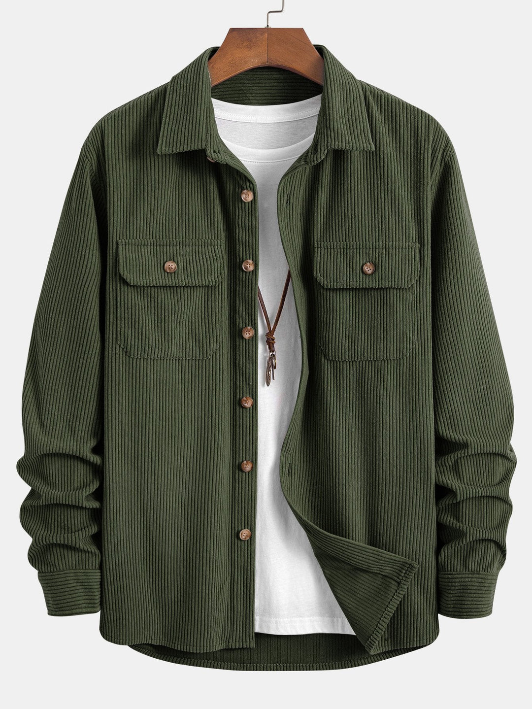 Dubbele Pocket Corduroy Shirt