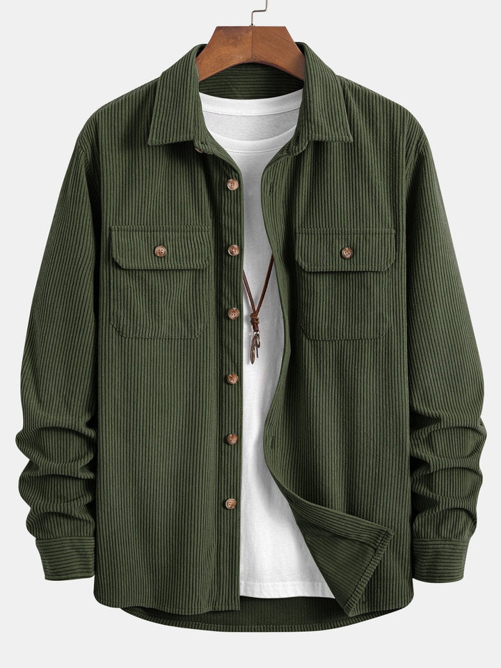 Dubbele Pocket Corduroy Shirt