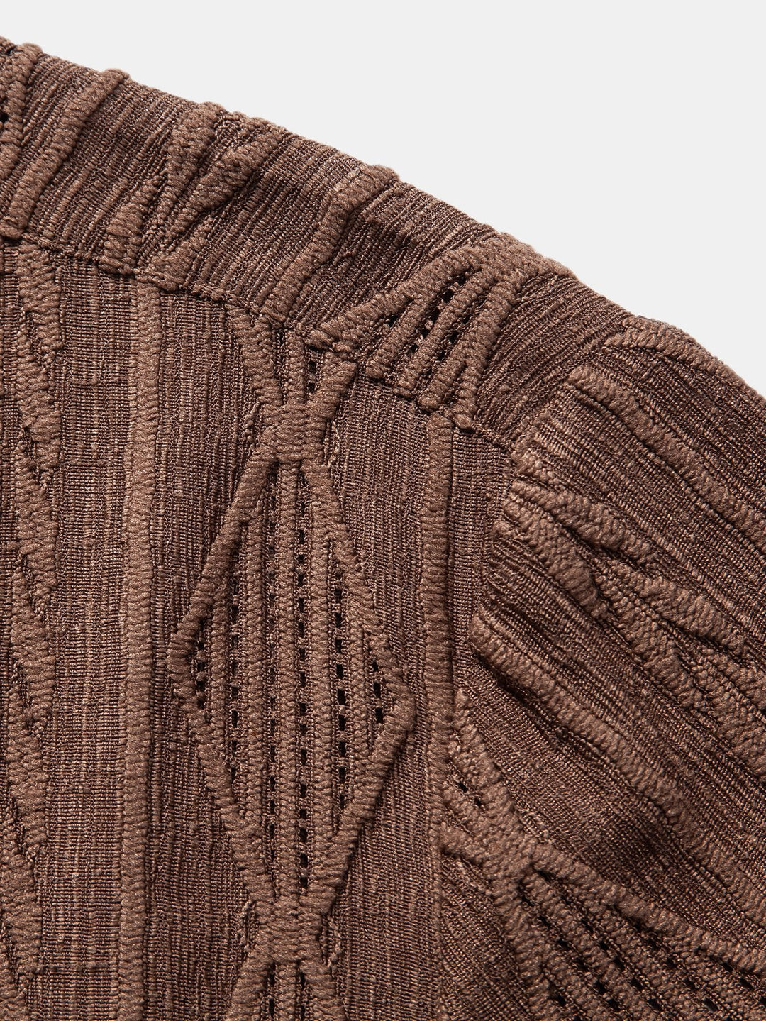 Geometrisch Jacquard Cubaanse Shirt