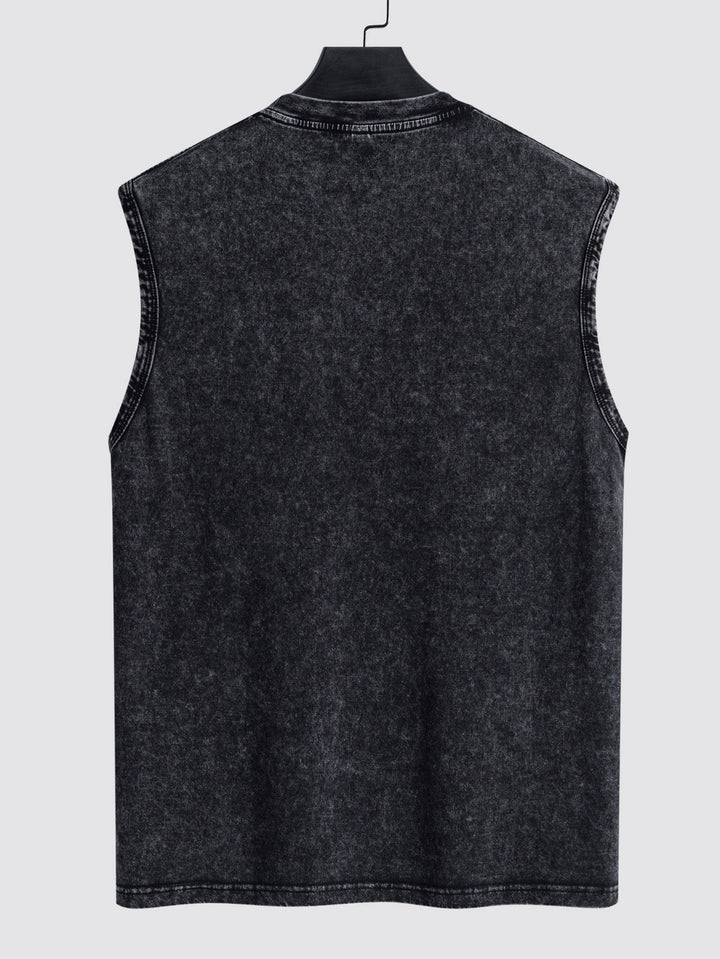 Gewassen Versleten Tanktop