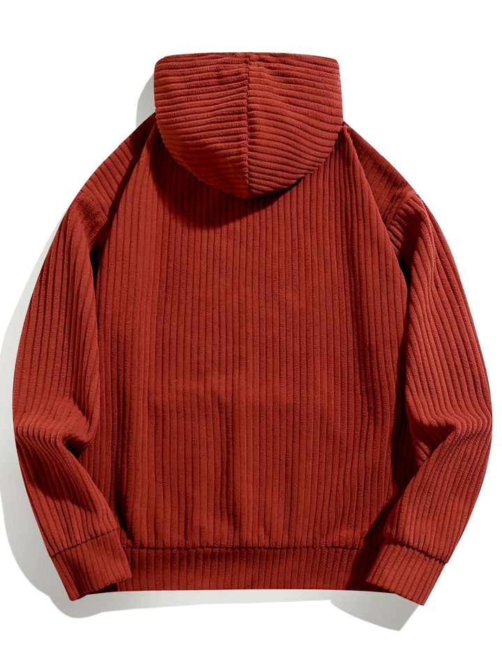 Relax Fit Corduroy Hoodie