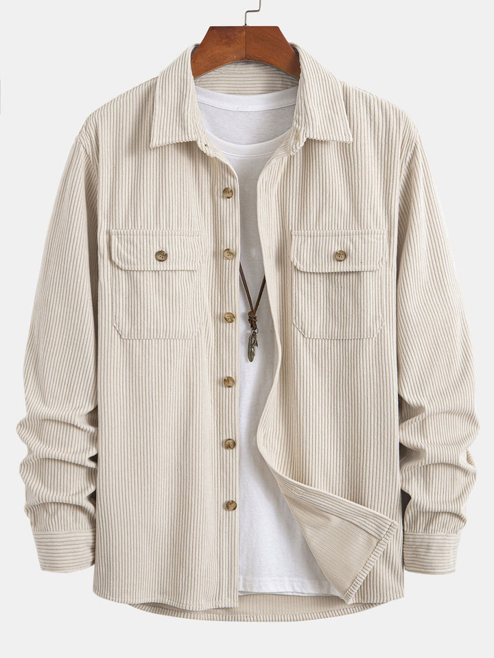 Dubbele Pocket Corduroy Shirt