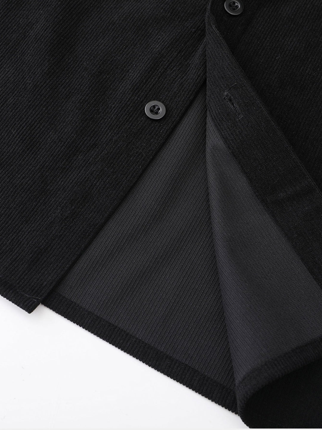 Geruite Corduroy Paneel Shirt