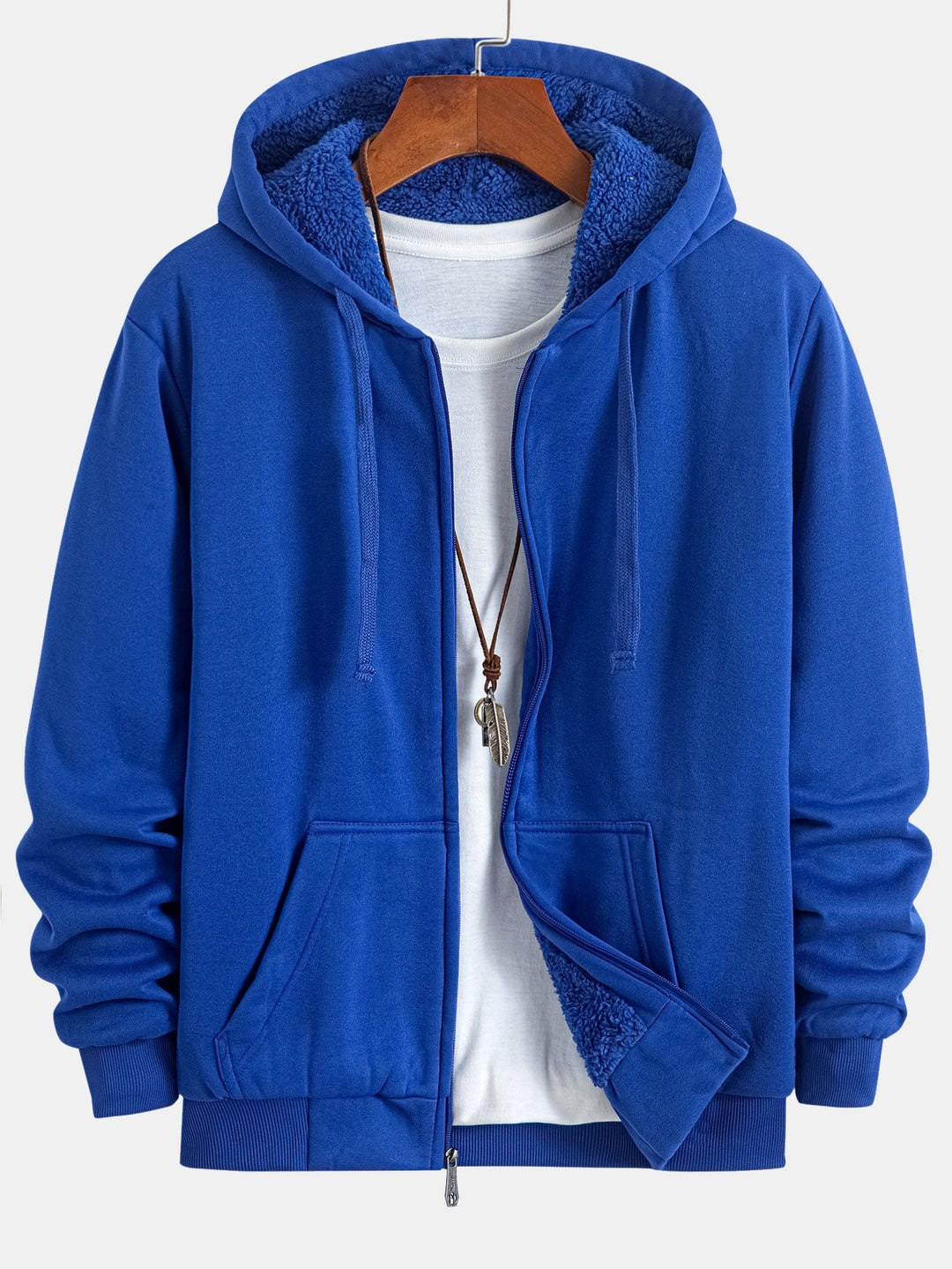 Teddy Fleece Gevoerde Hoodie