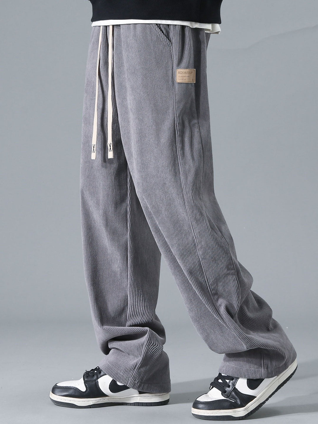 Rechtafstaande Corduroy Broek