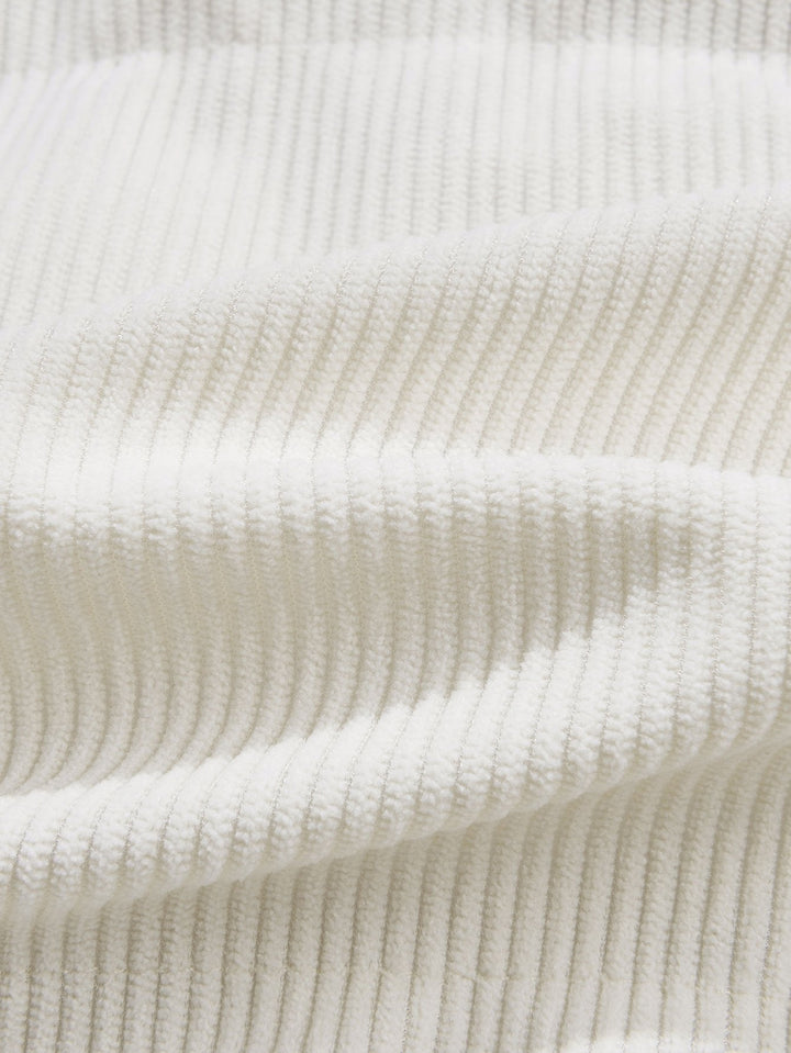 Omkeerbare Teddy Fleece Corduroy Jas