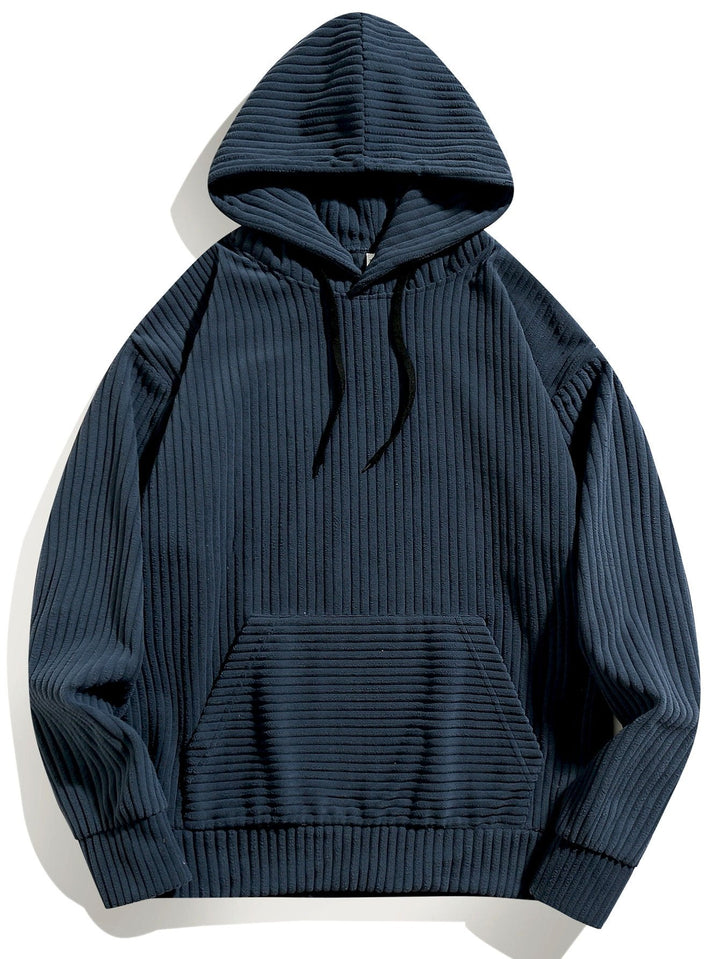 Relax Fit Corduroy Hoodie