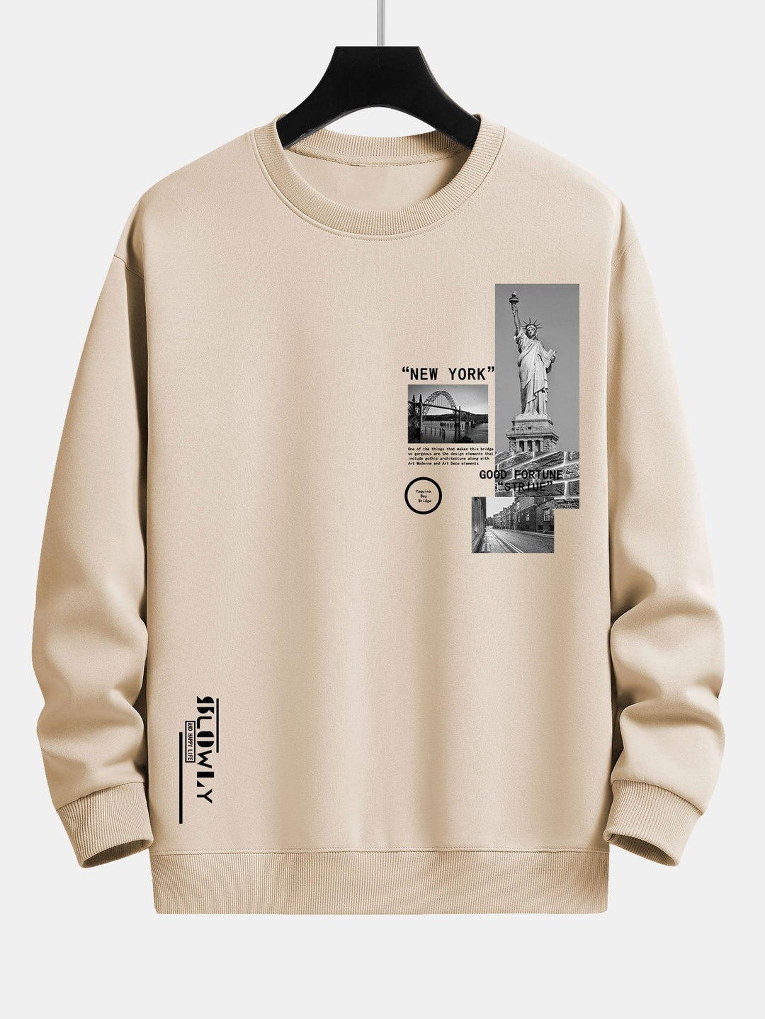 New York Architectuur Print Relax Fit Sweatshirt