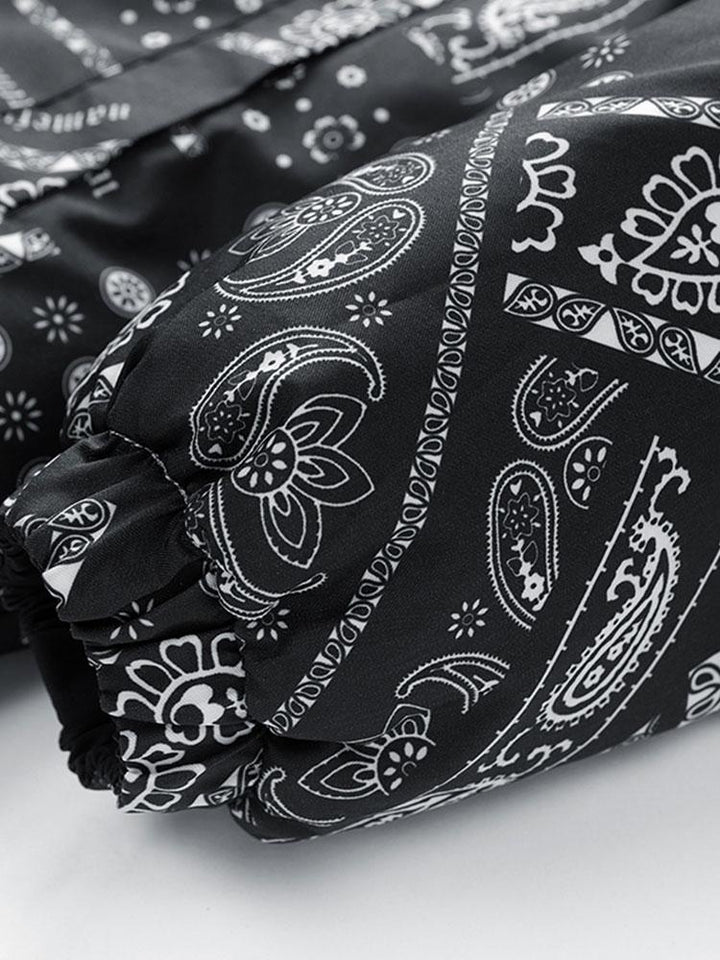 Omkeerbare Paisley Pufferjas