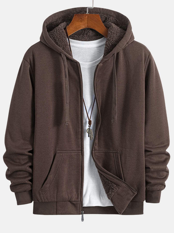 Teddy Fleece Gevoerde Hoodie