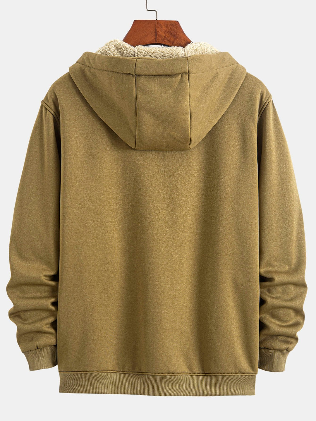 Teddy Lining Zip Up Hoodie