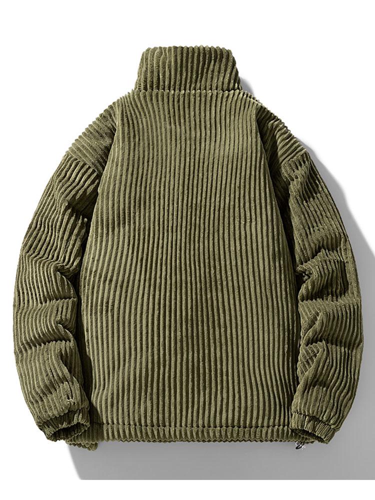 Gevoerde Corduroy Jas