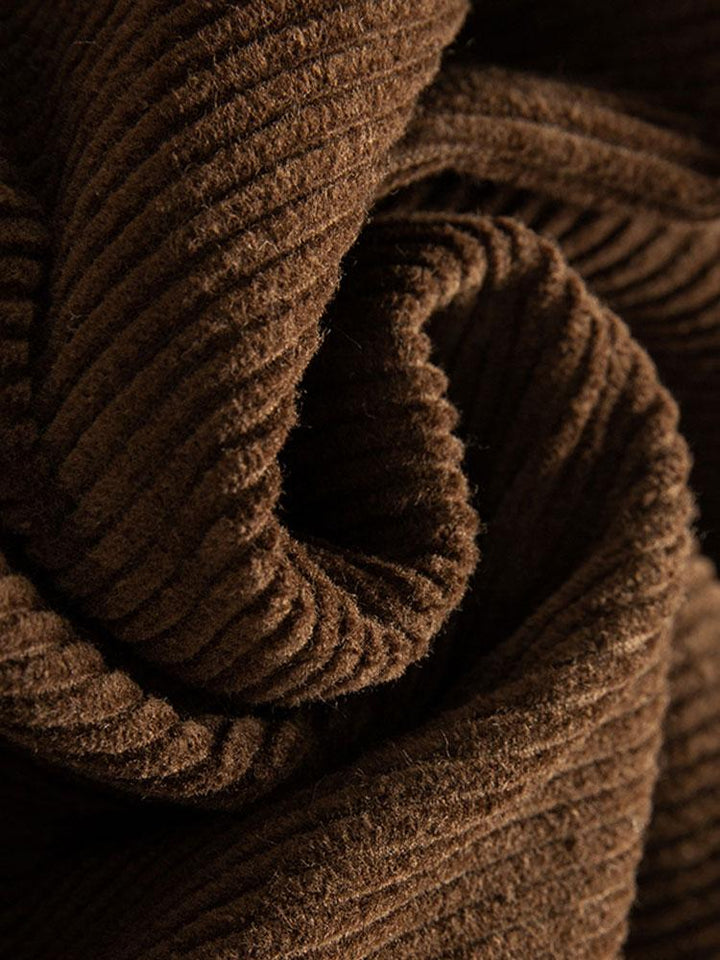 Teddy Voering Katoen Corduroy Jas