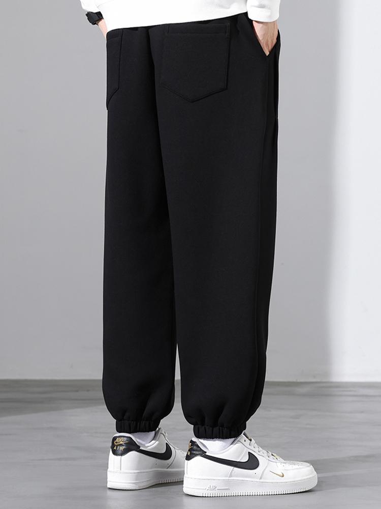 Cotton Jogging Pants with Drawstrings