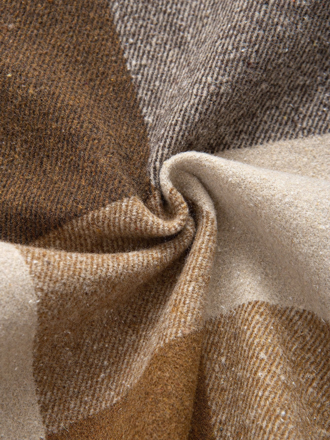 Relax Fit Corduroy Ruit Patchwork Shirt