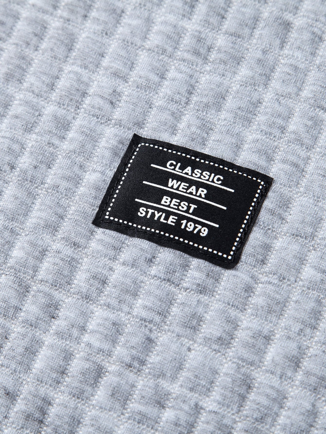 Langere Mouwen Wafel Hoody Arc Hem T-Shirt