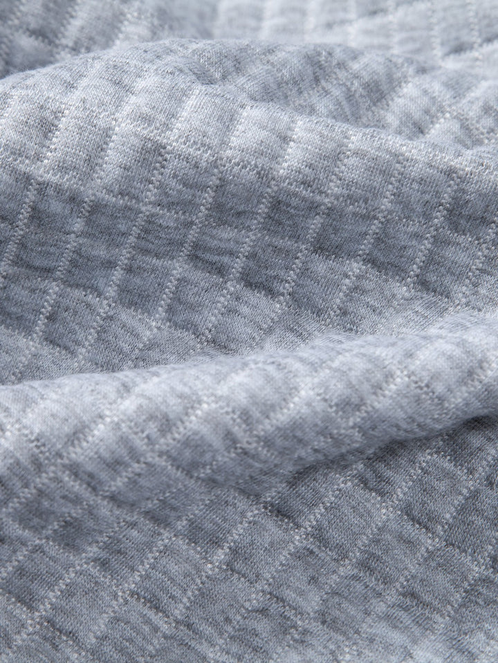 Langere Mouwen Wafel Hoody Arc Hem T-Shirt