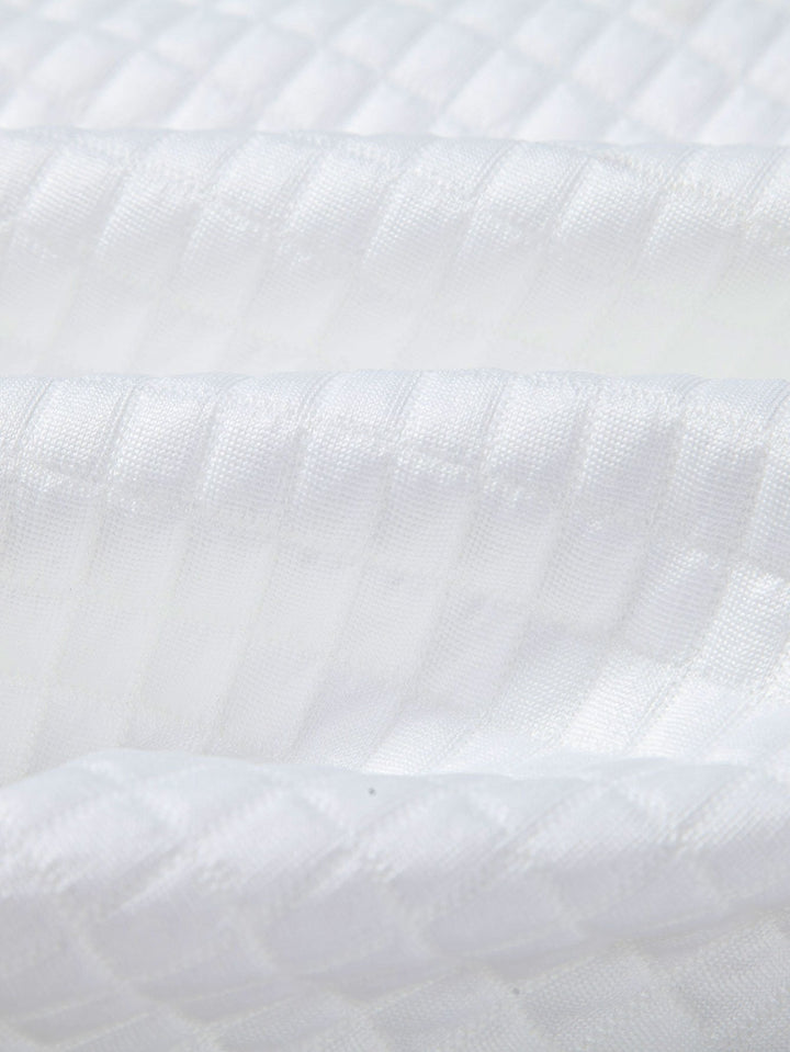 Langere Mouwen Wafel Hoody Arc Hem T-Shirt