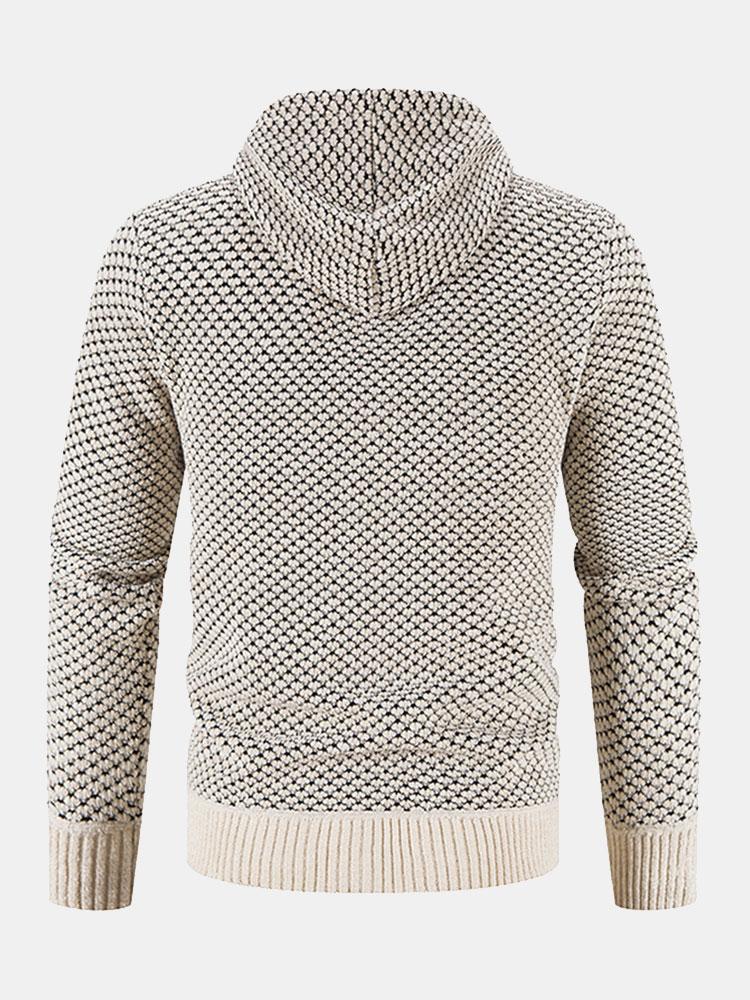 Teddy Gevoerde Textuur Hoodie