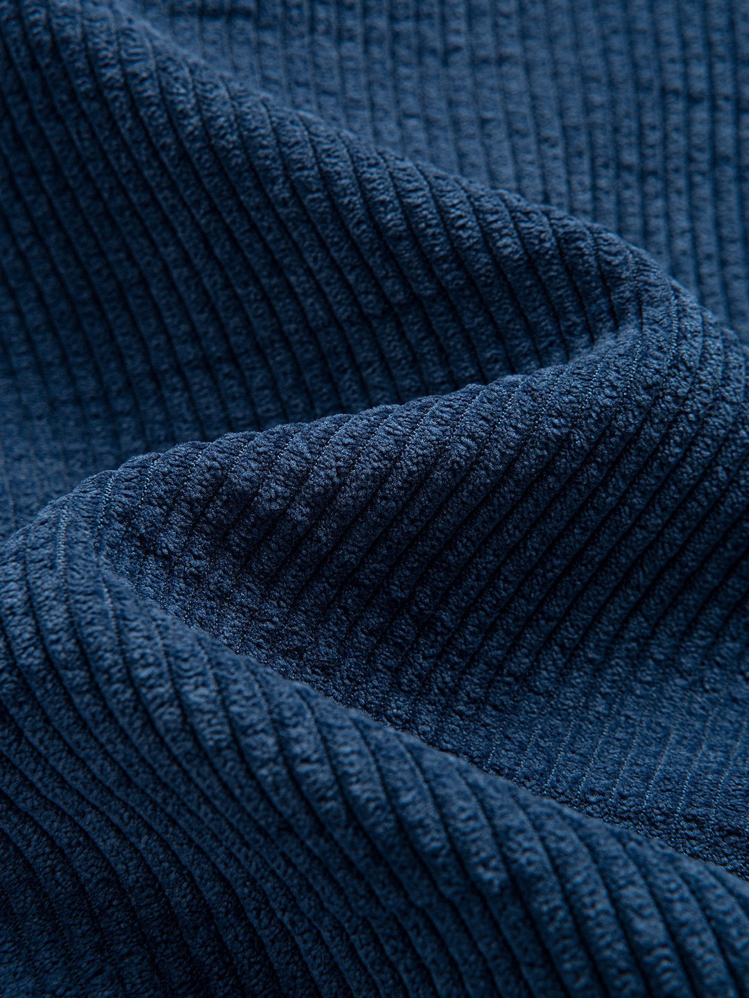 Fleece Gevoerde Corduroy Hoodie Overshirt