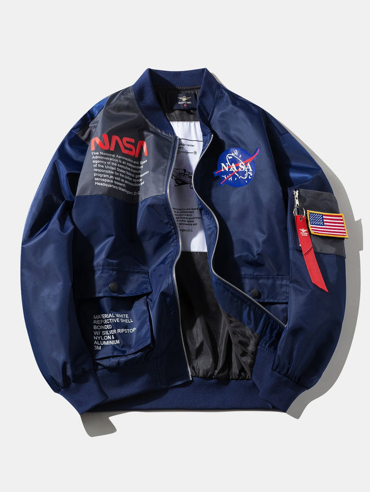Oversized NASA Print Bomberjack