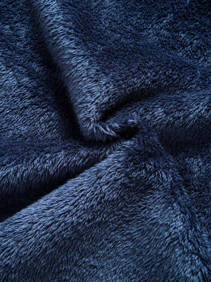 Fleece Gevoerde Corduroy Hoodie Overshirt