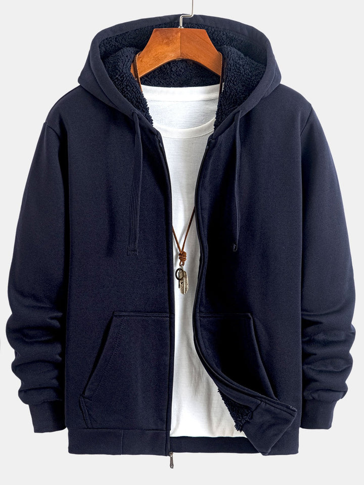 Teddy Fleece Gevoerde Hoodie