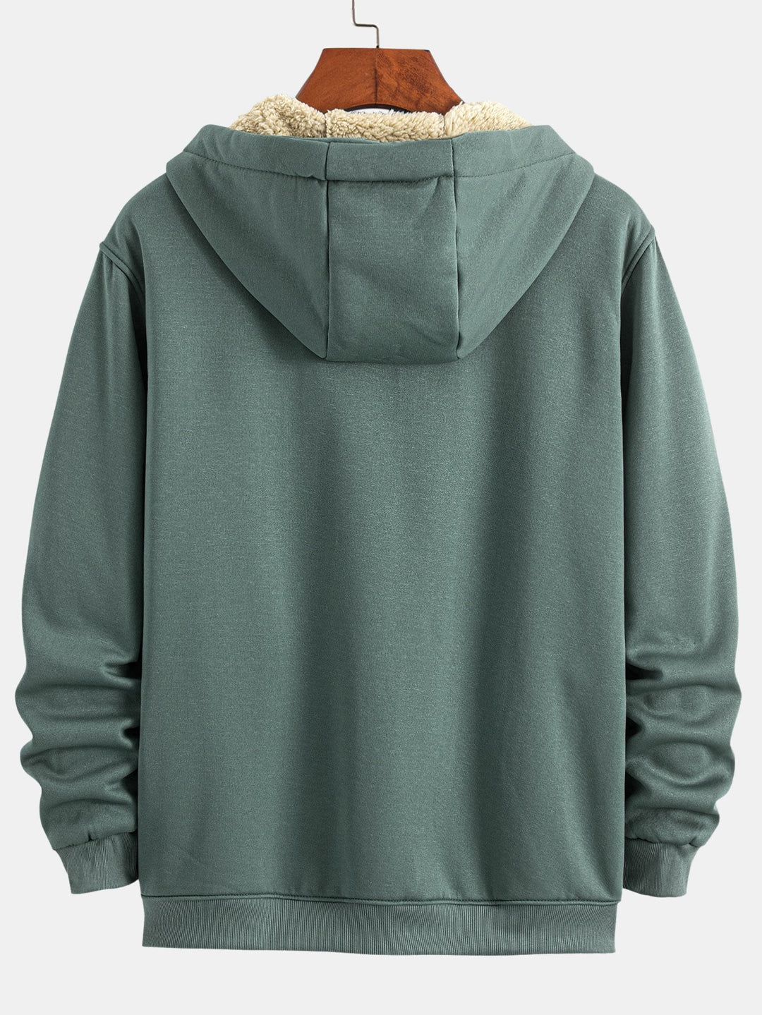 Teddy Lining Zip Up Hoodie
