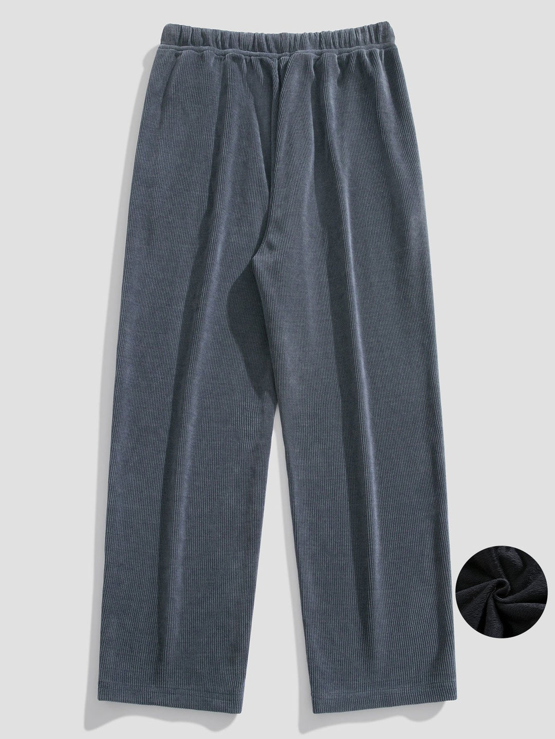 Polar Fleece Lined Straight Corduroy Pants