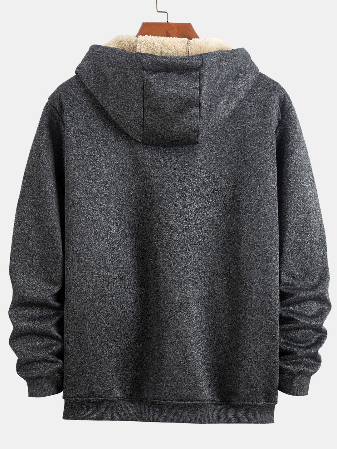 Teddy Lining Zip Up Hoodie