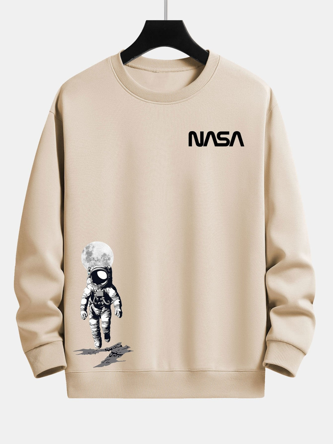 NASA Astronaut Print Relax Fit Sweatshirt
