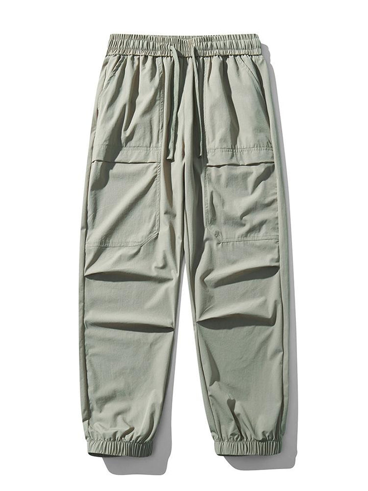 Elastische Taille Parachute Cargo Broek