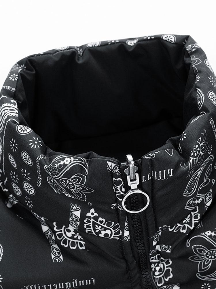 Omkeerbare Paisley Pufferjas