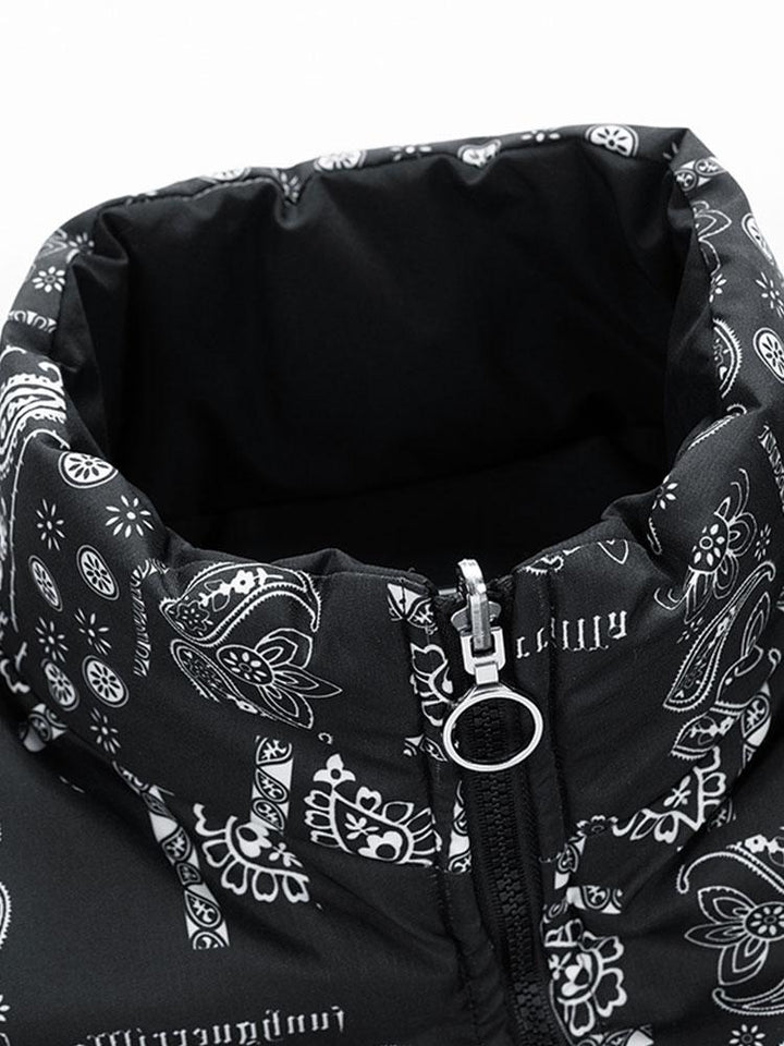 Omkeerbare Paisley Pufferjas