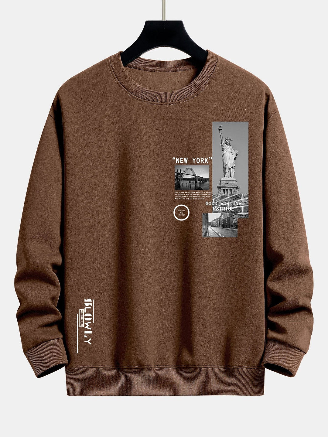 New York Architectuur Print Relax Fit Sweatshirt