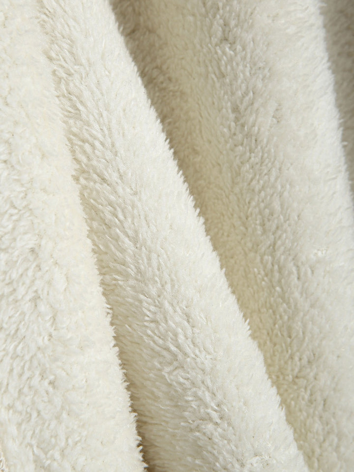 Waffle Hoody Fleece Lined Shirt