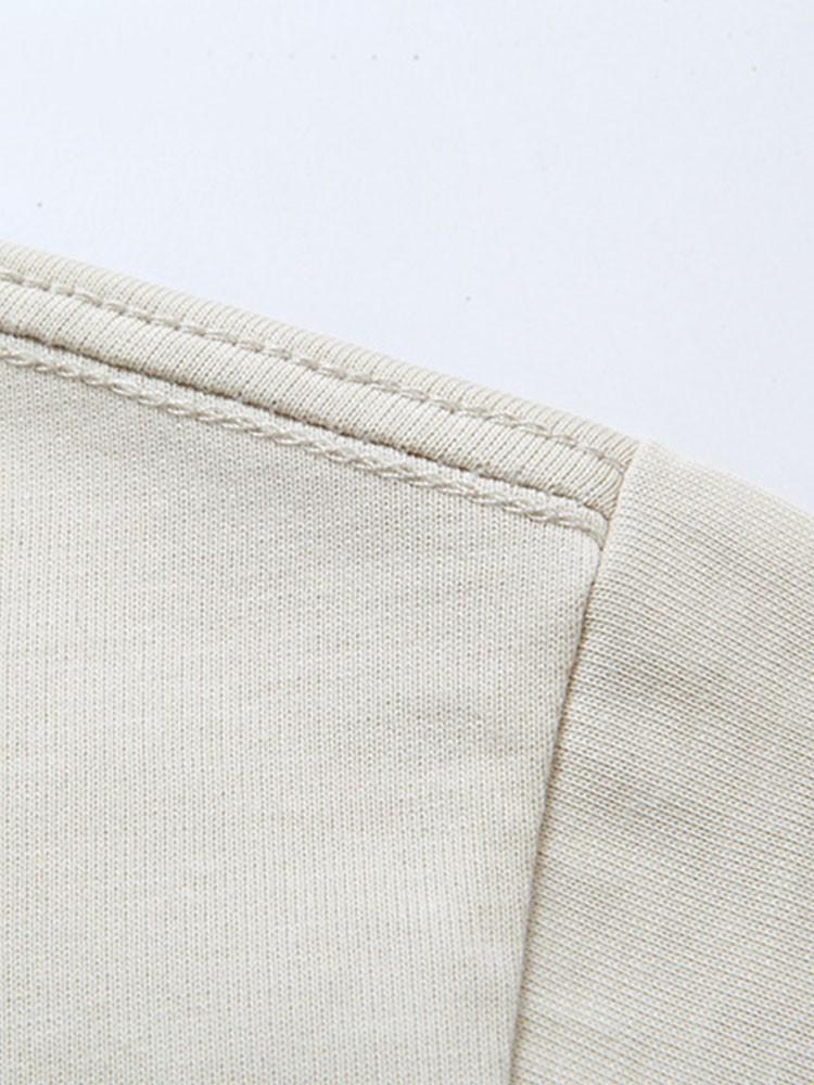 Creëer Adam Print Heavy Weight Oversize T-Shirt