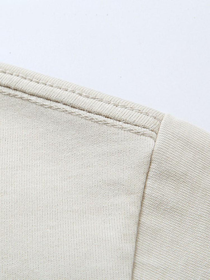 Creëer Adam Print Heavy Weight Oversize T-Shirt