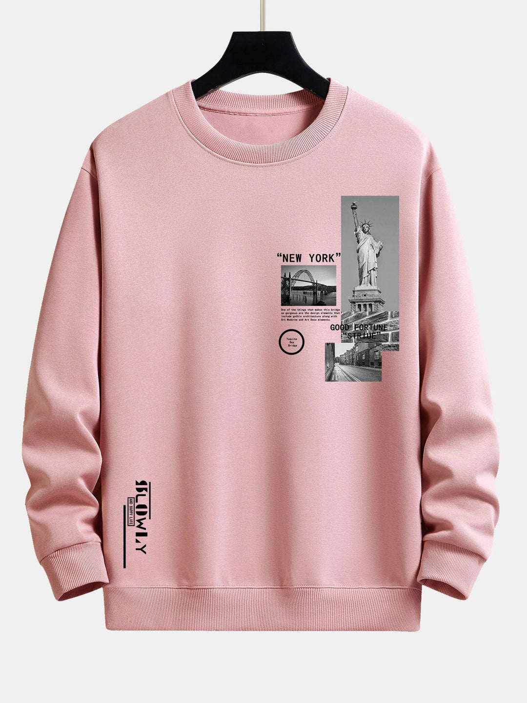 New York Architectuur Print Relax Fit Sweatshirt