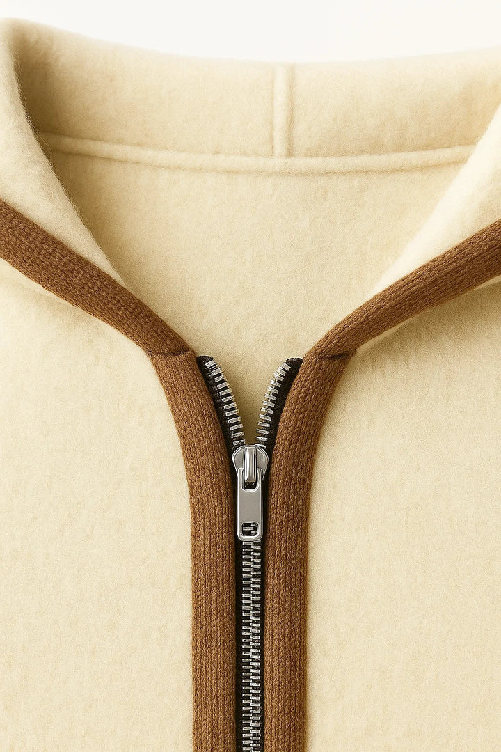 Sorano Hooded Cardigan Cream